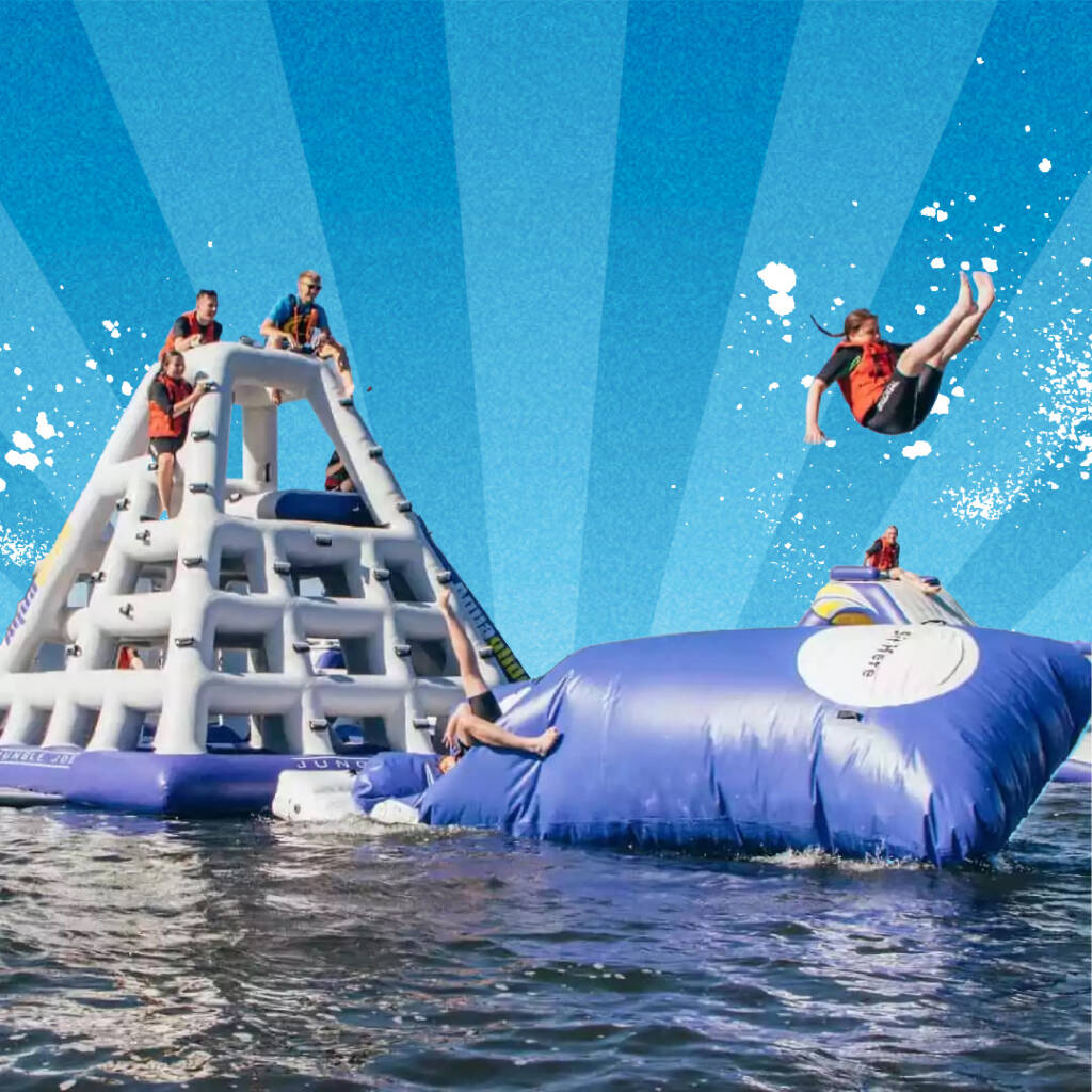 Lakeside Aqua Park Inflatable Water Park Essex Aqua Park Group